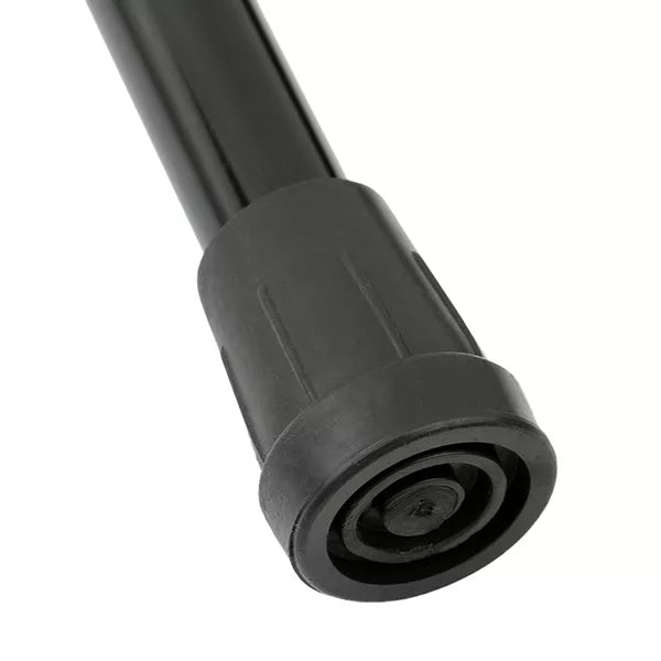 Telescopic Walking Stick with Ergonomic Grip and Wrist Strap, Four-Section Folding Design