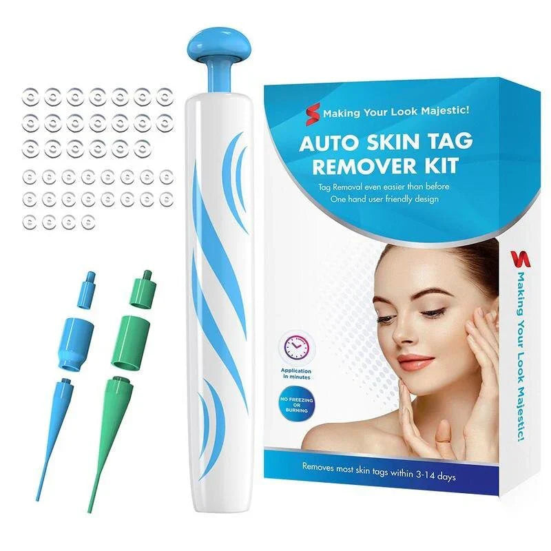 Skin Tag Removal Kit with Dual Spring Sizes and Blood Flow Restriction