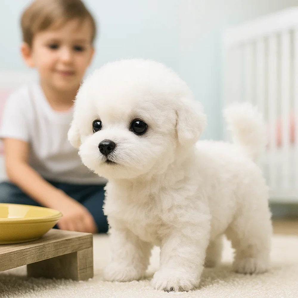 Walking Plush Puppy with Touch Sensors and Realistic Barking Sounds