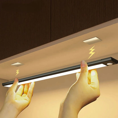 Motion Sensor Cabinet Light with Magnetic Mounting and Adjustable Dimming, Triple Layer Design