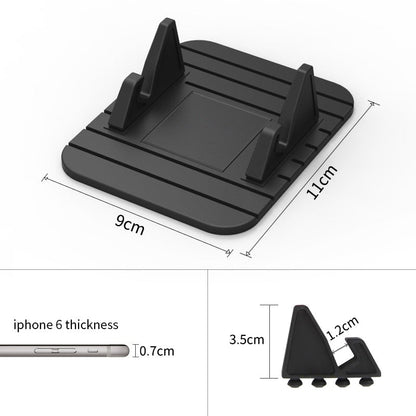 Dashboard Phone Holder with Silicone Suction Grip and Eye Level Positioning