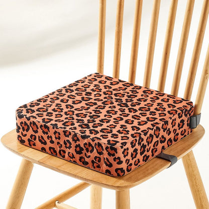 Adjustable Booster Seat with Detachable Washable Cover and Security Straps for Children