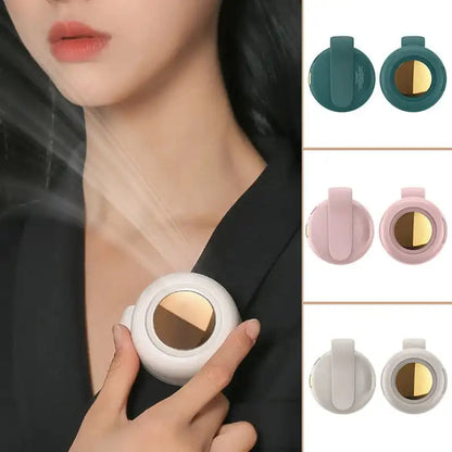 Wearable Clip Fan with 23-Hour Battery and 5100RPM Airflow
