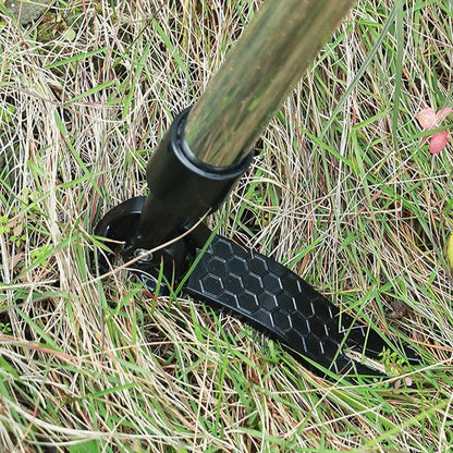 Standing Weed Puller with Foot Pedal Leverage and Barbed Claws, Detachable