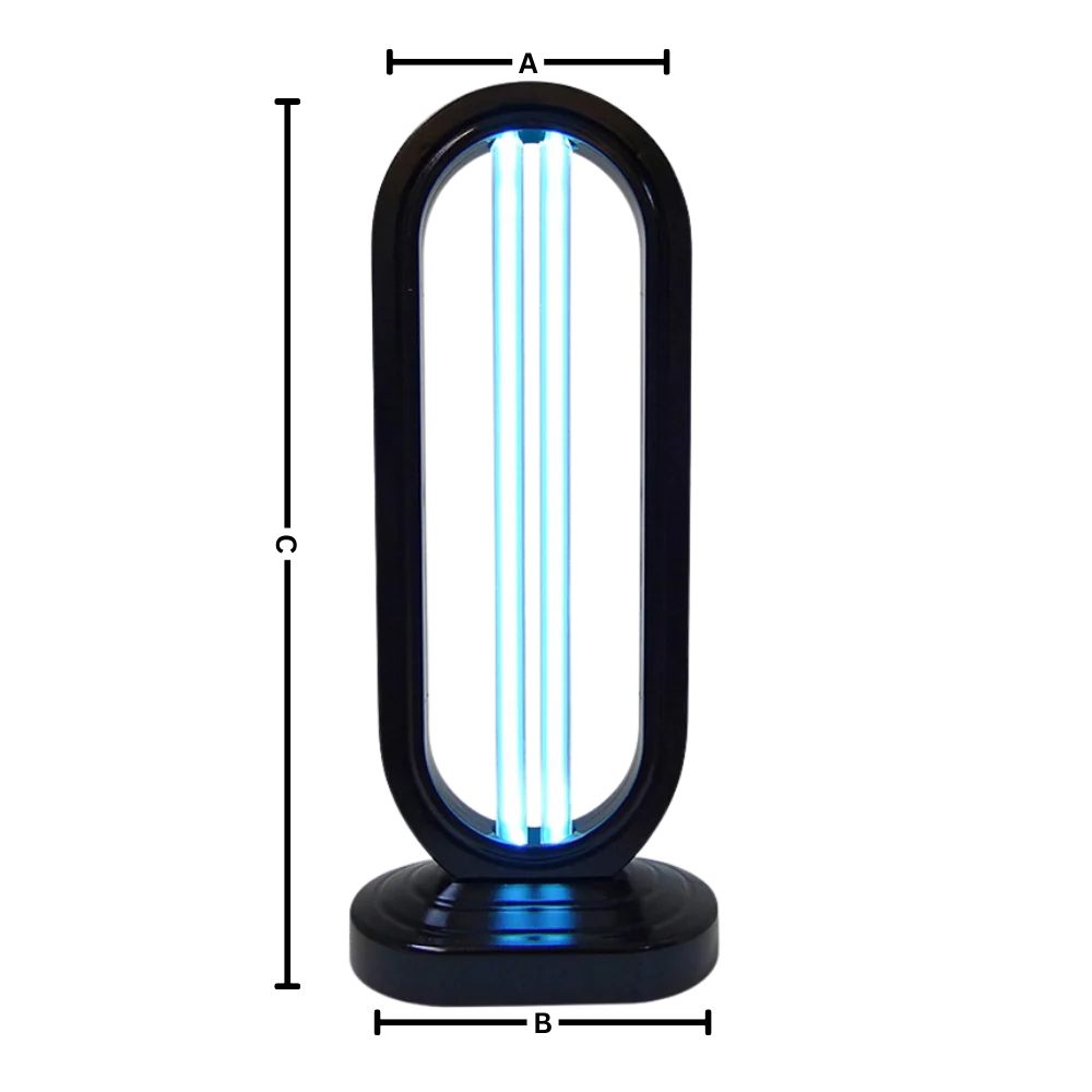 UV-C Disinfectant Bulb with Remote Control and Timer for Bed Bugs and Bacteria