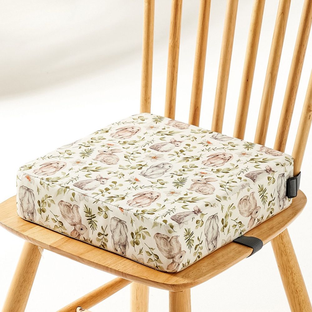 Adjustable Booster Seat with Detachable Washable Cover and Security Straps for Children