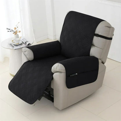 Waterproof Recliner Cover with Quilted Polyester and Pet Claw Resistant, Machine Washable