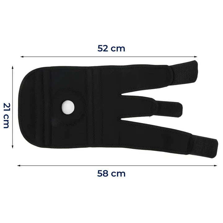 Compression Knee Brace with Dual Side Stabilizers and Adjustable Straps, Neoprene Cushioned Support