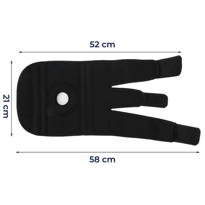 Compression Knee Brace with Dual Side Stabilizers and Adjustable Straps, Neoprene Cushioned Support
