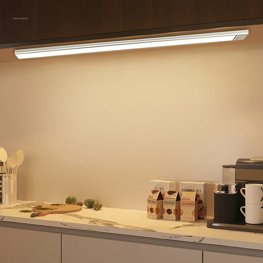 Motion Sensor Cabinet Light with Magnetic Mounting and Adjustable Dimming, Triple Layer Design