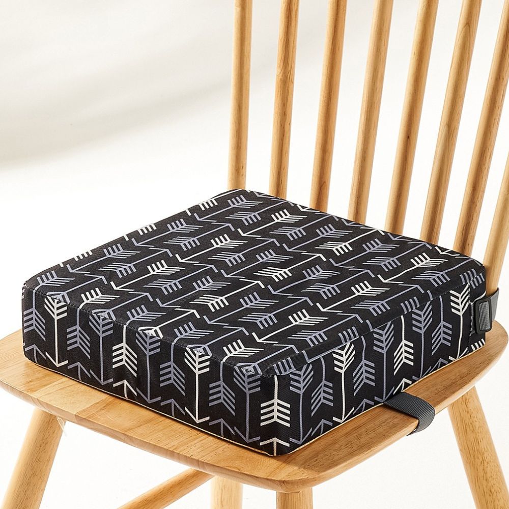 Adjustable Booster Seat with Detachable Washable Cover and Security Straps for Children