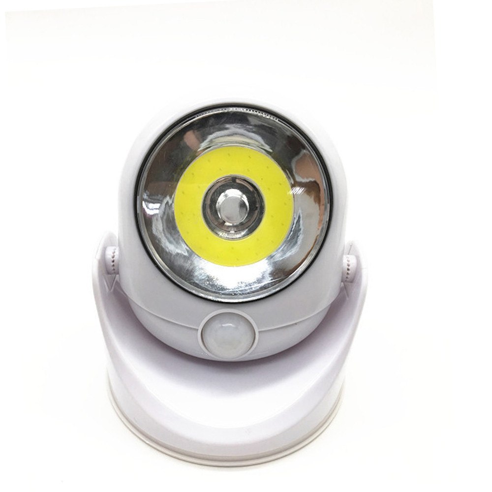 Outdoor Motion Sensor Light with Weatherproof Housing and Magnetic Mount, Battery Operated