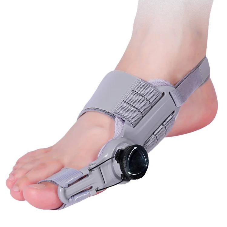 Adjustable Bunion Corrector with Silicone Cushioning and Heel Strap, Universal Size