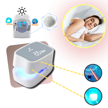 Laser Nail Treatment Device with Cold Laser and Blue Light, Clip-On Design