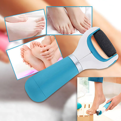Rechargeable Callus Remover with Rotating Abrasive Head for Smooth Feet
