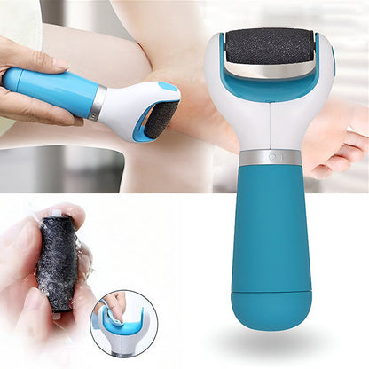Rechargeable Callus Remover with Rotating Abrasive Head and Cordless Design
