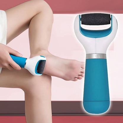 Rechargeable Callus Remover with Rotating Abrasive Head and Cordless Design