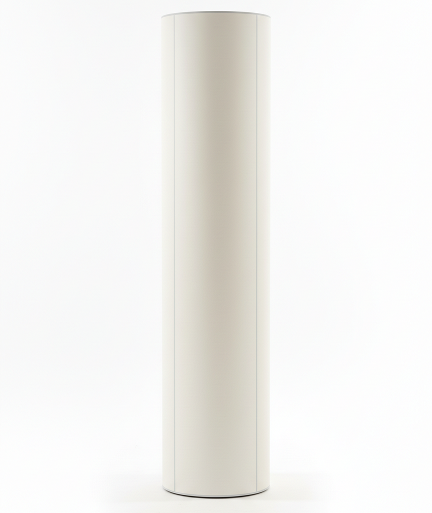 Minimalist White Column Lamp