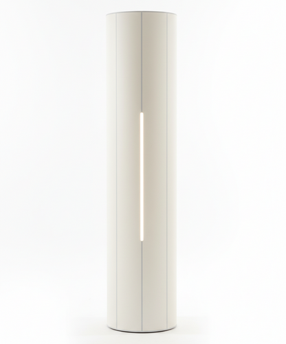 Minimalist White Column Lamp