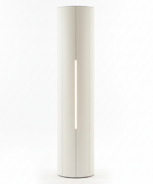 Minimalist White Column Lamp