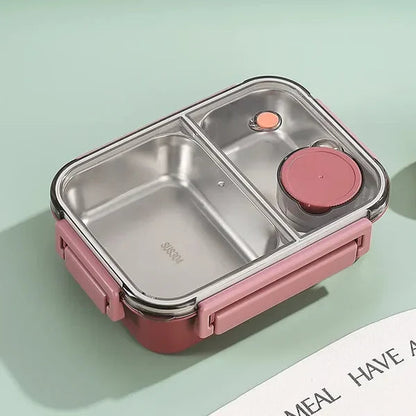 Stainless Steel Food Container with Vacuum Insulation and Leak Proof Lid, 12-Hour Heat Retention
