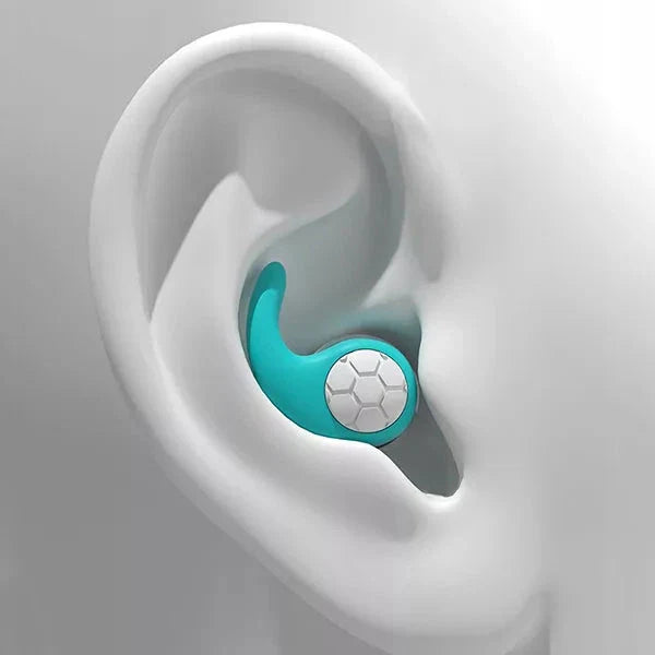 Reusable Silicone Earplugs with Contoured Fit and Noise Blocking