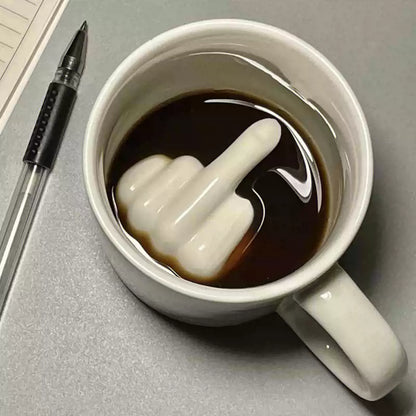 Middle Finger Ceramic Mug - Image 0