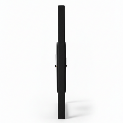 Triangular Black and White Modern Shelf Clock