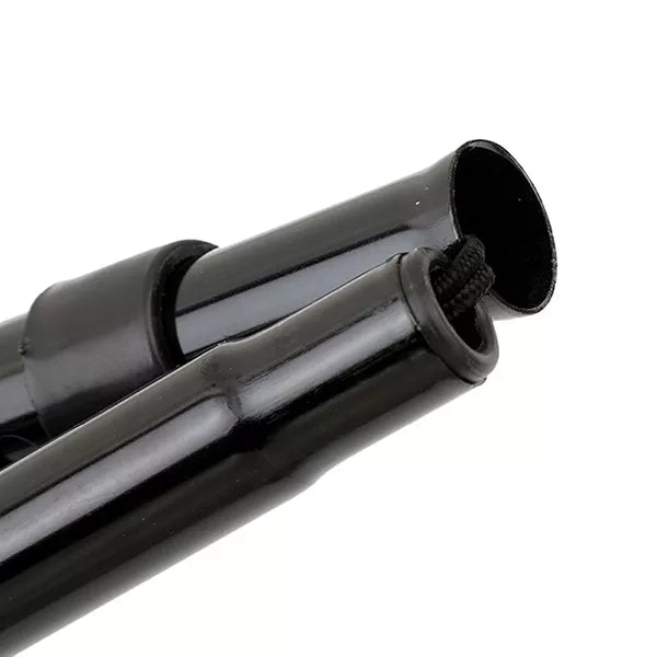 Telescopic Walking Stick with Ergonomic Grip and Wrist Strap, Four-Section Folding Design