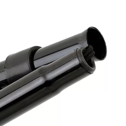 Telescopic Walking Stick with Ergonomic Grip and Wrist Strap, Four-Section Folding Design