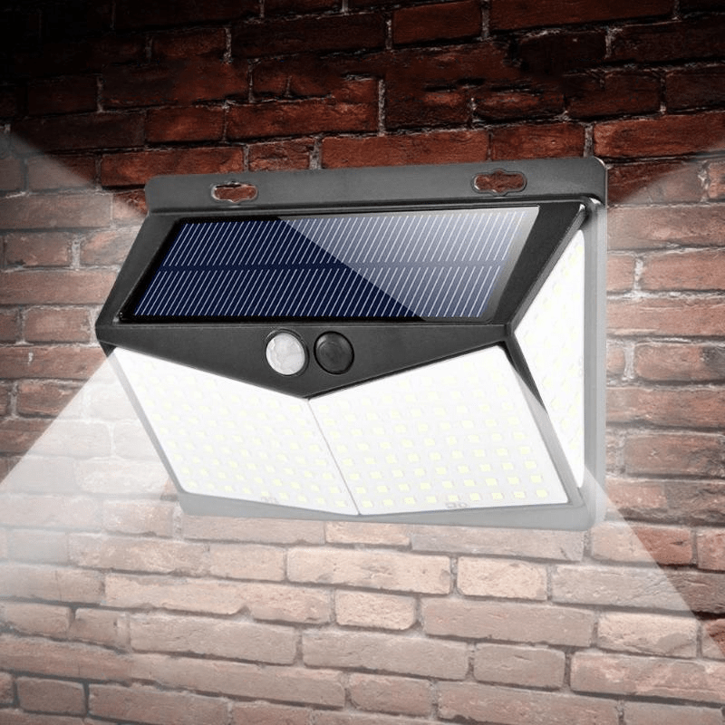 Solar Motion Sensor Light with 800 Lumens and Three Operating Modes