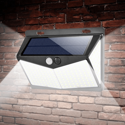 Solar Motion Sensor Light with 800 Lumens and Three Operating Modes
