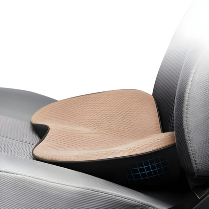 Car Seat Cushion with 3.5-Inch Height Boost and Contoured Memory Foam, Removable Cover