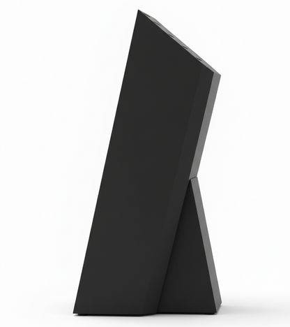 Vertical Geometric Black Knife Stand
