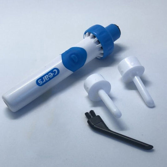 Ear Cleaner with Vibration Suction and Soft Silicone Tips, Compact Travel Size