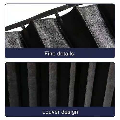 Magnetic Car Window Shades with UV Protection and Sliding Track System
