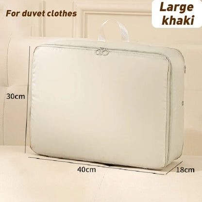Compression Storage Bag with Built-In Zipper and Durable Handles, Water-Resistant Fabric