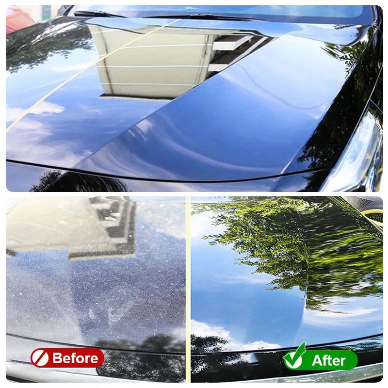 Ceramic Car Coating with Spray-On Application and Hydrophobic 12-Month Protection