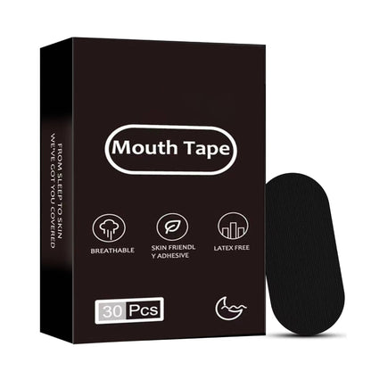 Nasal Breathing Strips with Bamboo Charcoal Fiber and Hypoallergenic Adhesive