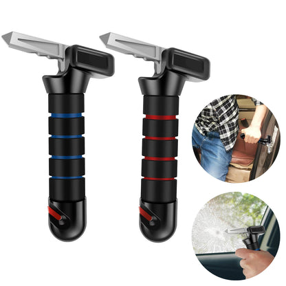 Car Door Assist Handle with Foam Grip and Emergency Tools, 2 Pack