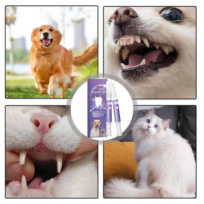 Dog Dental Gel with Enzyme Formula and Botanical Extracts, 3-Pack