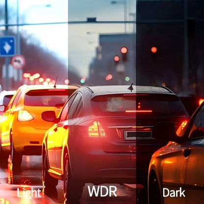 4 Channel Dash Cam with Night Vision and WiFi Mobile App, Front 1080p Side/Rear 720p
