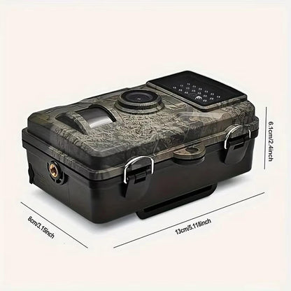 Wildlife Camera with 16MP Photos and Infrared Night Vision, 1080P Video
