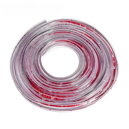 Door Edge Protector Strip with U-Shaped Channel and Heat Activation, 16.4ft