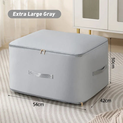 Compression Storage Bag with Built-In Zipper and Durable Handles, Water-Resistant Fabric