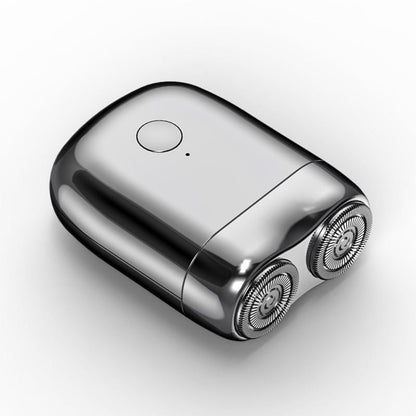 Electric Shaver with Rechargeable Battery and Water-Resistant Body, Compact Travel Size