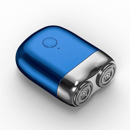 Electric Shaver with Rechargeable Battery and Water-Resistant Body, Compact Travel Size
