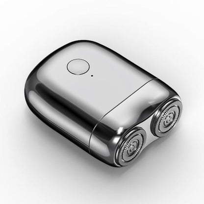 Electric Shaver with Rechargeable Battery and Water-Resistant Body, Compact Travel Size