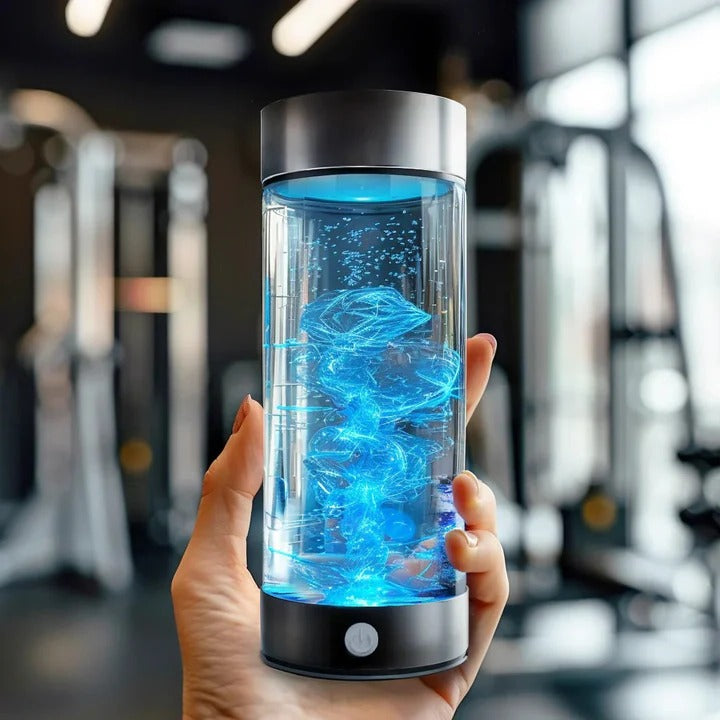 Portable Hydrogen Water Generator with Electrolysis System and Rechargeable Battery