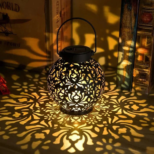 Solar LED Pendant Light with Remote Control and Adjustable Brightness, Weatherproof Design